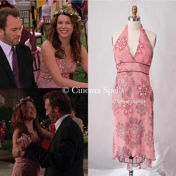 Dresses & Skirts - RARE ASO Lorelai on Gilmore Girls Silk Floral Renaissance Wedding Dress Size 6